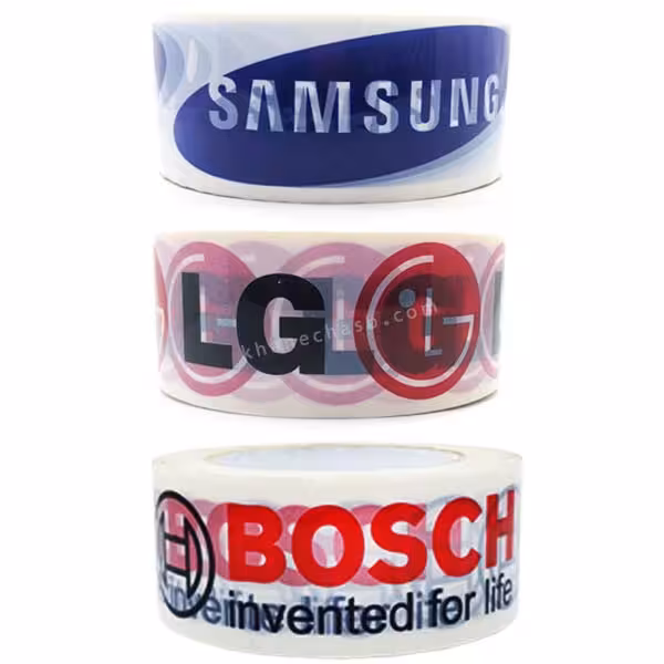چسب نواری چاپدار برندهای لوازم خانگی
