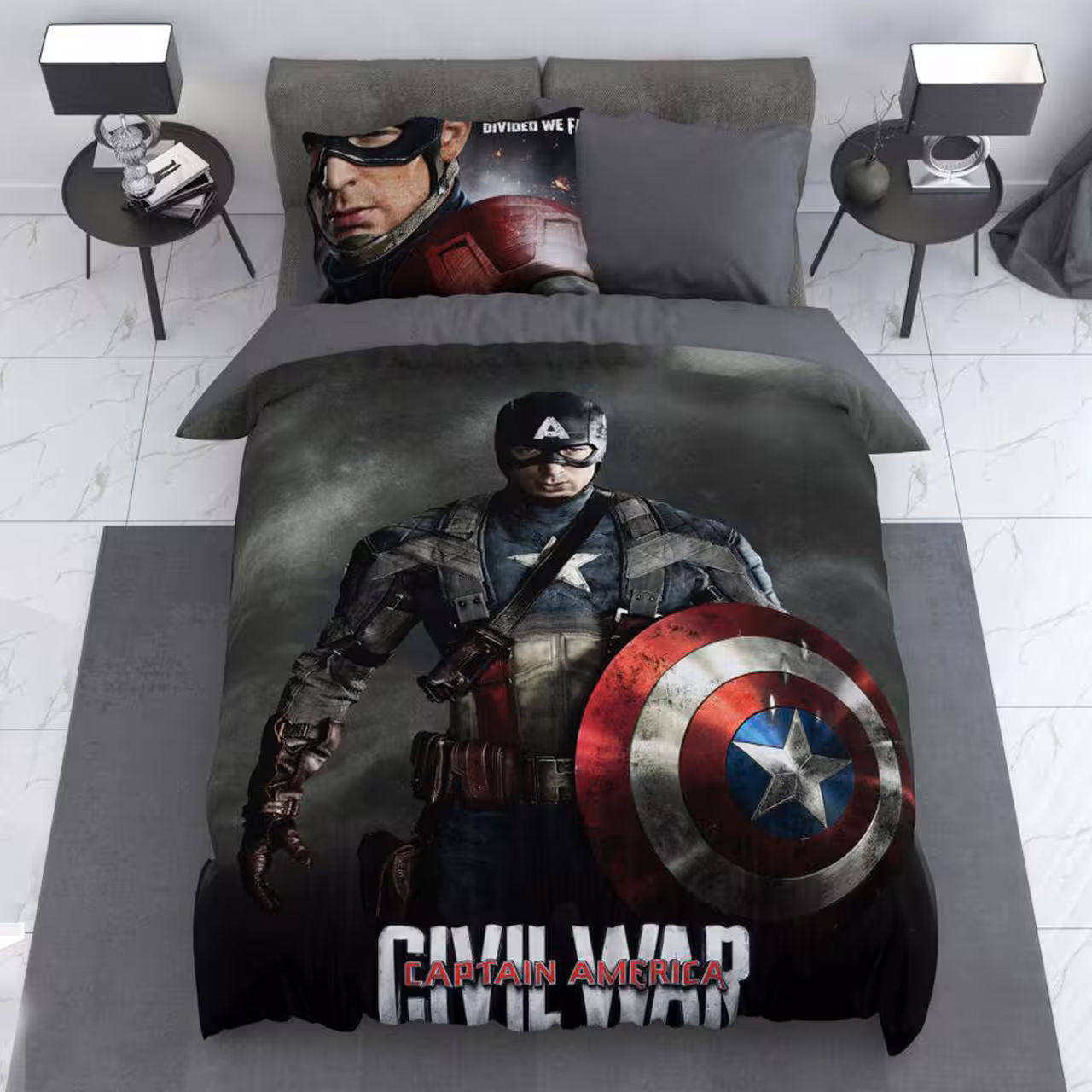 سرویس لحاف روتختی ترکسان یک نفره 4 تیکه کد D74