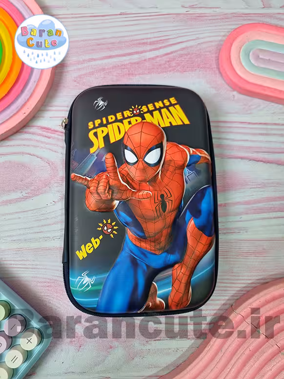 جامدادی کتابی برجسته طرح مرد عنکبوتی 2