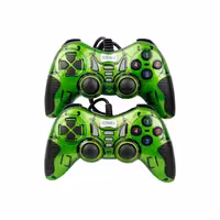 دسته بازی دوبل شوک دار باسیم Macher مدل MR-61 - سبز - RYL