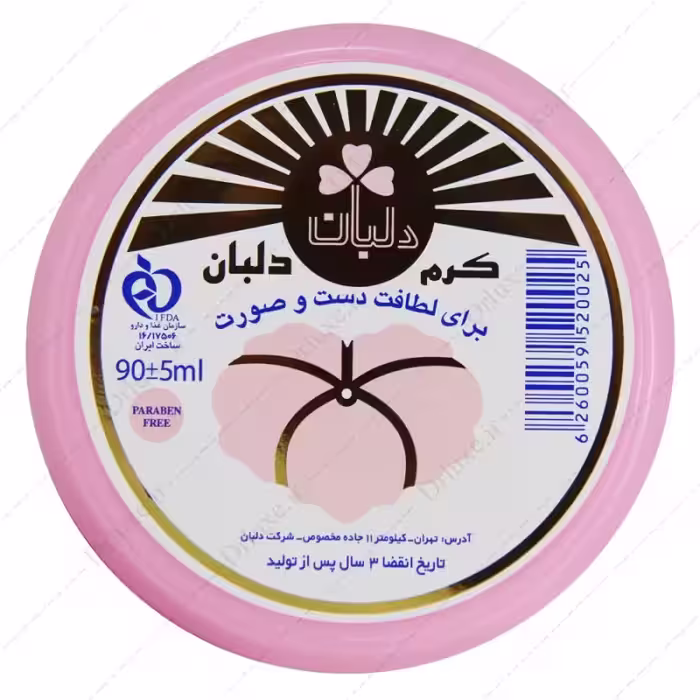 کرم دست و صورت دلبان 90 میلی لیتر