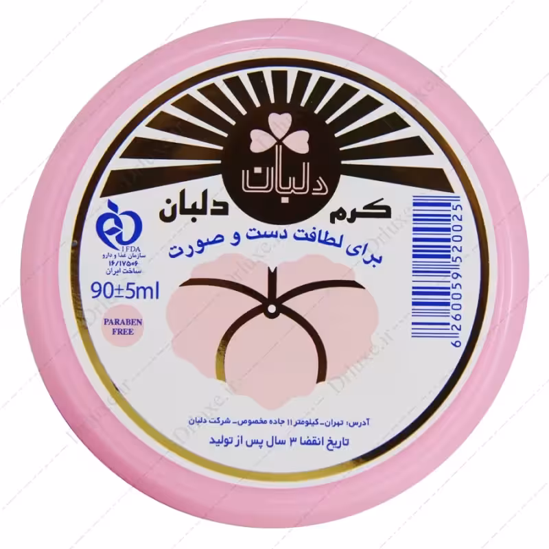 کرم دست و صورت دلبان 90 میلی لیتر