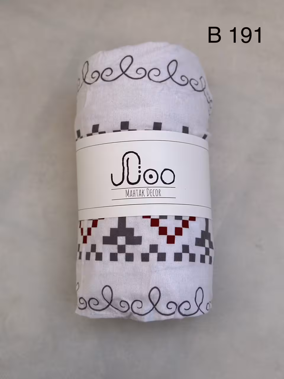 روتختی دونفره سه تکه کدB191 (کاور تشک،دوعدد روبالشتی)