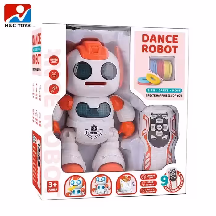 ربات کنترلی دیسک پرتاب کن موزیکال