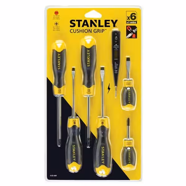 ست 7 عددی پیچگوشتی استنلی مدل STANLEY 0-65-009