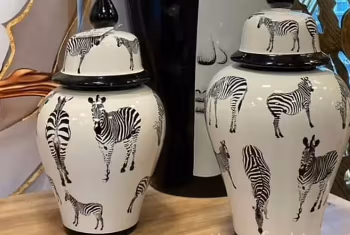 جینجرجارهای دکوراتیو گوره خر در سه سایز کد کالا 379