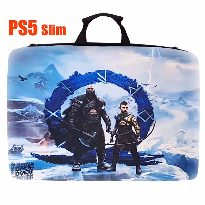 کیف حمل کنسول PS5 اسلیم طرح GOD OF WAR