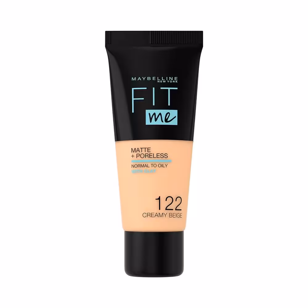 کرم پودر مات فیت می میبلین شماره Maybelline Fit Me Foundation 122