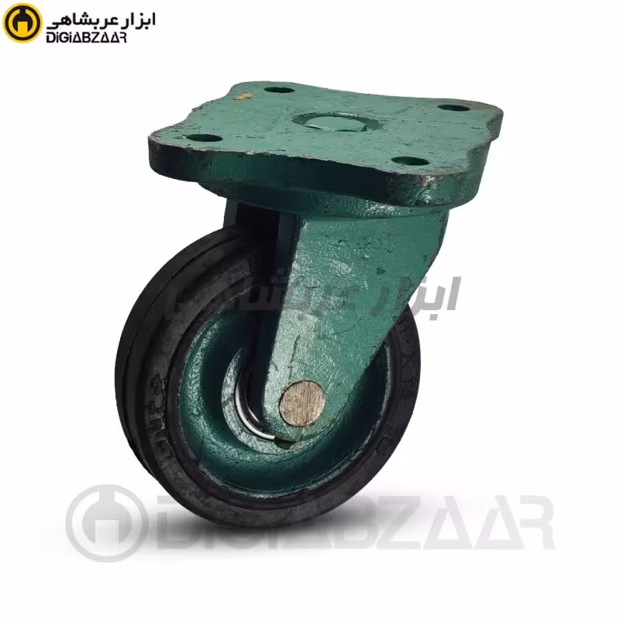 چرخ 13 سانتیمتری گردان چدنی