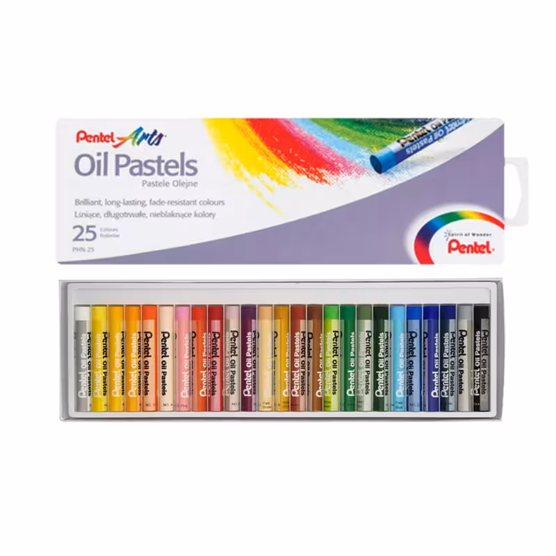 پاستل روغنی 25 رنگ پنتل