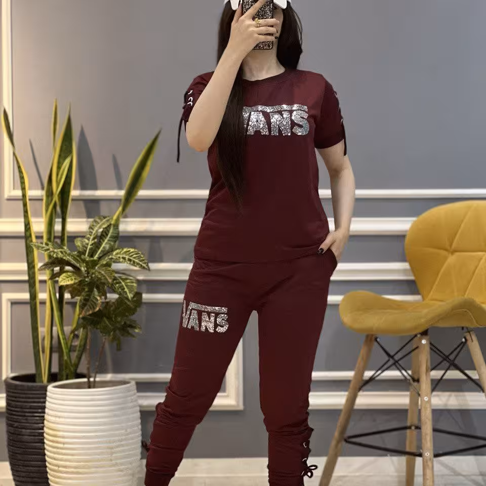 تیشرت و شلوار زنانه پولکی