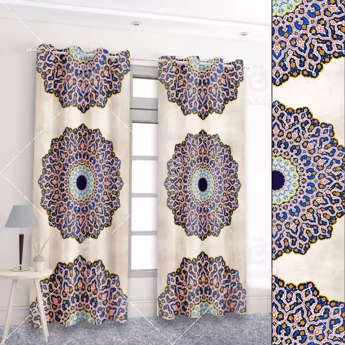 پرده پانچی کد 1213 (طرح سنتی)