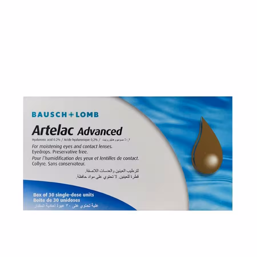 قطره تک دوز آرتلاک ادونسد بوش اند لومب 30 عدد