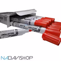 ماژیک معمولی یوشیدا مدل رنگ قرمز بسته 12 عددی