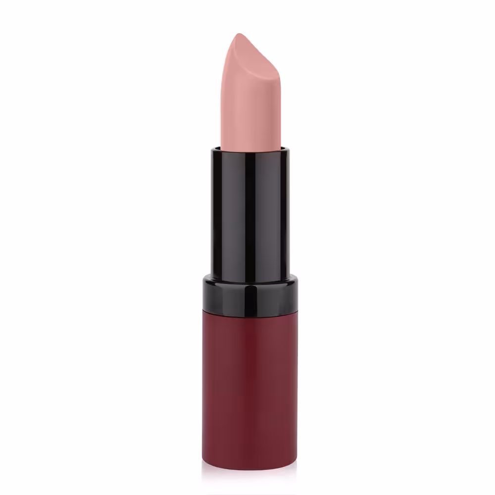 رژ لب جامد مات گلدن رز مدل Velvet Matte شماره 03