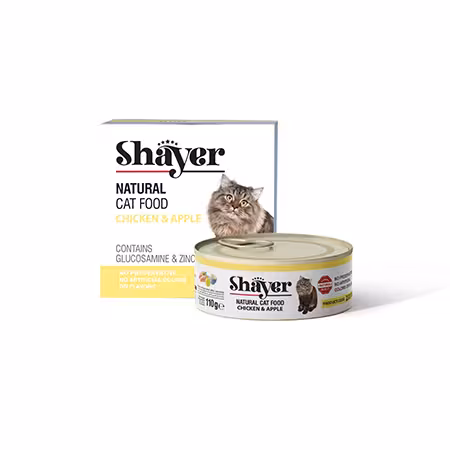 کنسرو گربه طعم مرغ و سیب