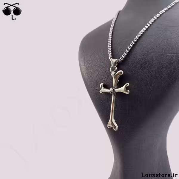 گردنبند جذاب صلیب استخوانی!