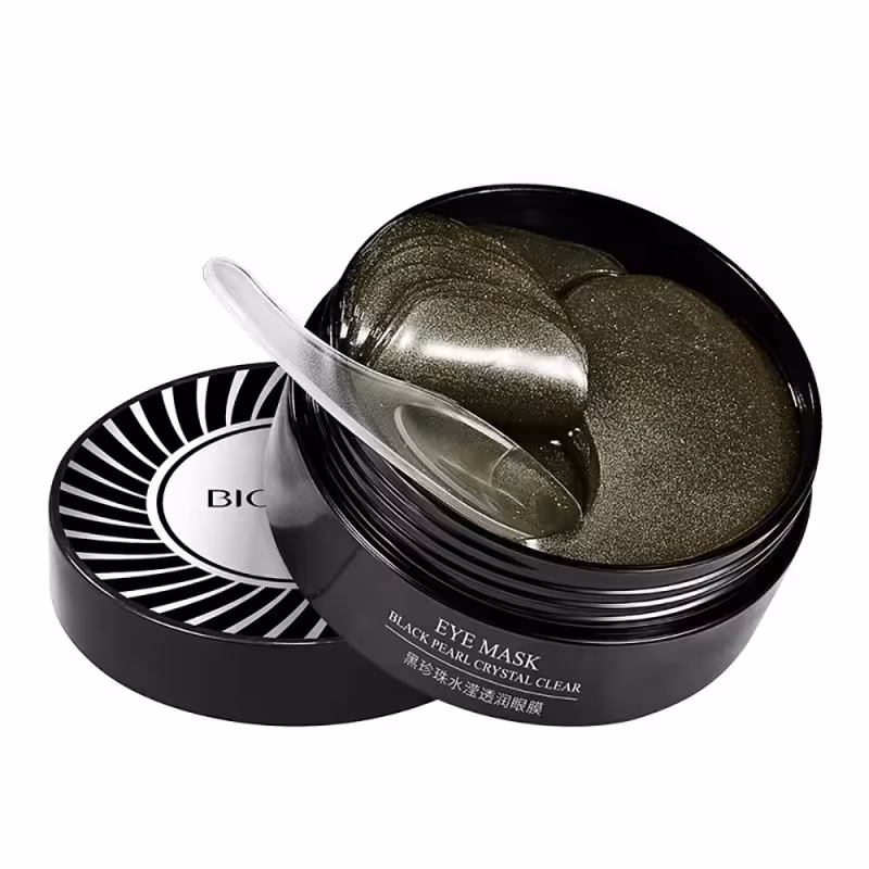 پچ زیر چشم مروارید سیاه بیواکوا 60 عددی Beaqua black pearl under eye patch