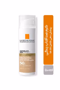 کرم ضدآفتاب رنگی لاروش پوزای مدل آنتلیوس ایج مناسب پوست های چرب با SPF50