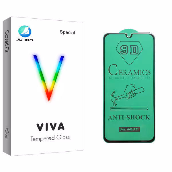 محافظ صفحه نمایش سرامیکی جانبو مدل Viva Glass مناسب برای گوشی موبایل سامسونگ Galaxy A01