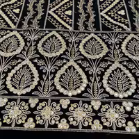 پارچه لینن سوزندوزی عرض110پارچه حیات 