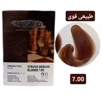 کیت رنگ مو بدون آمونیاک ماگرای بلوند متوسط قوی MAGRAY 700