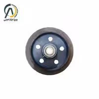 چرخ تک چدن لاستیکی کونیک A قطر 300 میلی متر