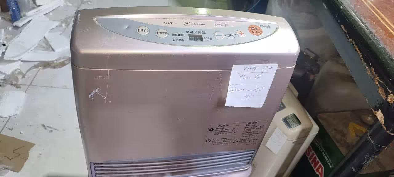 بخاری ژاپنی   وات 2500   دست دوم