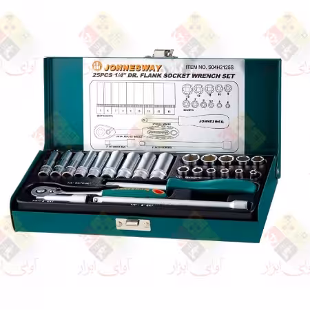 جعبه بکس 25 پارچه درایو 1/4 جانزوی