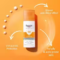 ژل کرم ضد آفتاب اوسرین مدل کنترل کننده چربی  SPF50 حجم50 میلی لیتر
