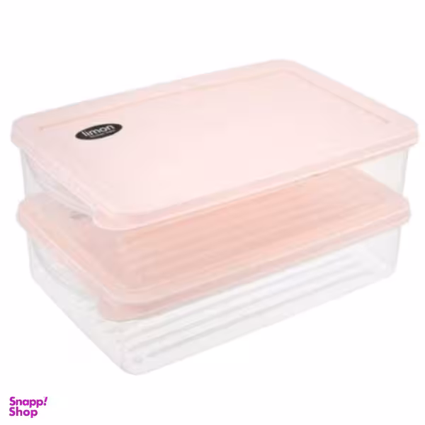 ظرف نگهدارنده لیمون مدل q98 بسته 2 عددی