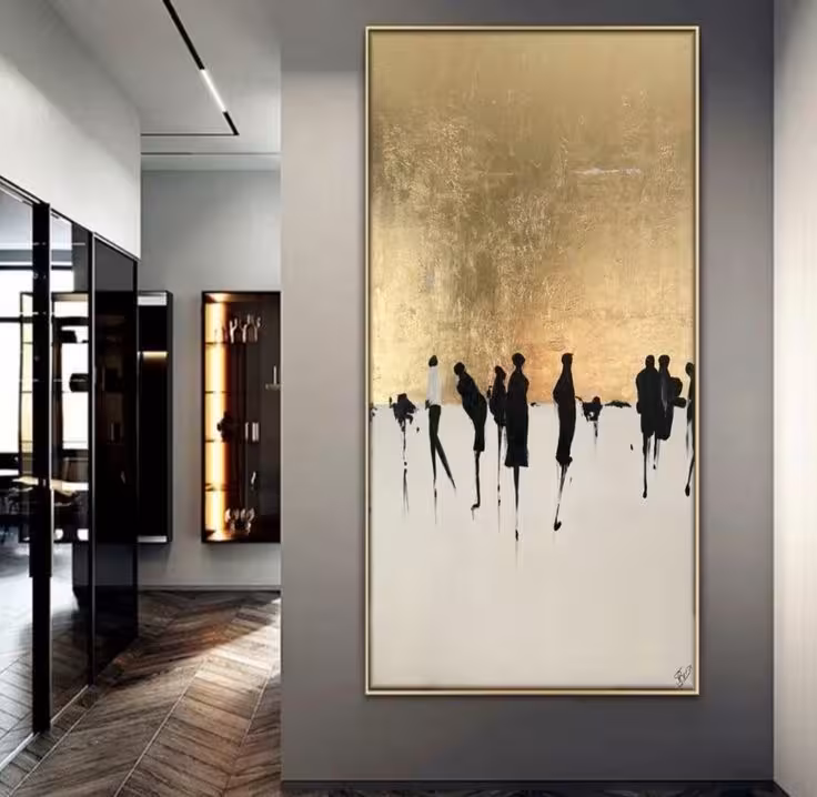 تابلوهای خاص دکوراتیو ورق طلا کارشده کدکالا  576