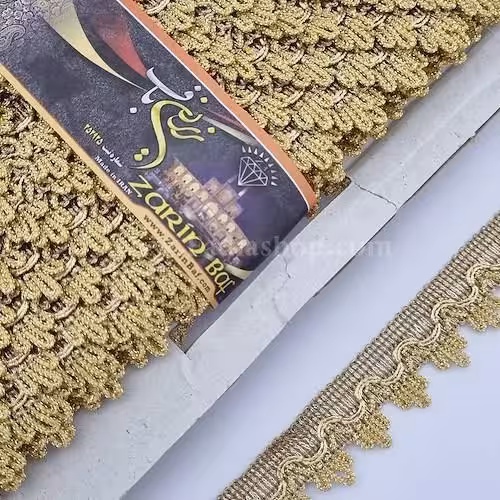 یراق نوار تاجی 2.5 طلایی 1 - 420