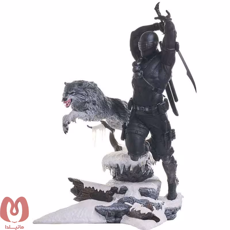 فیگور G.I. Joe شخصیت Snake Eyes برند Diamond select Toys ارتفاع 28 سانتی متر
