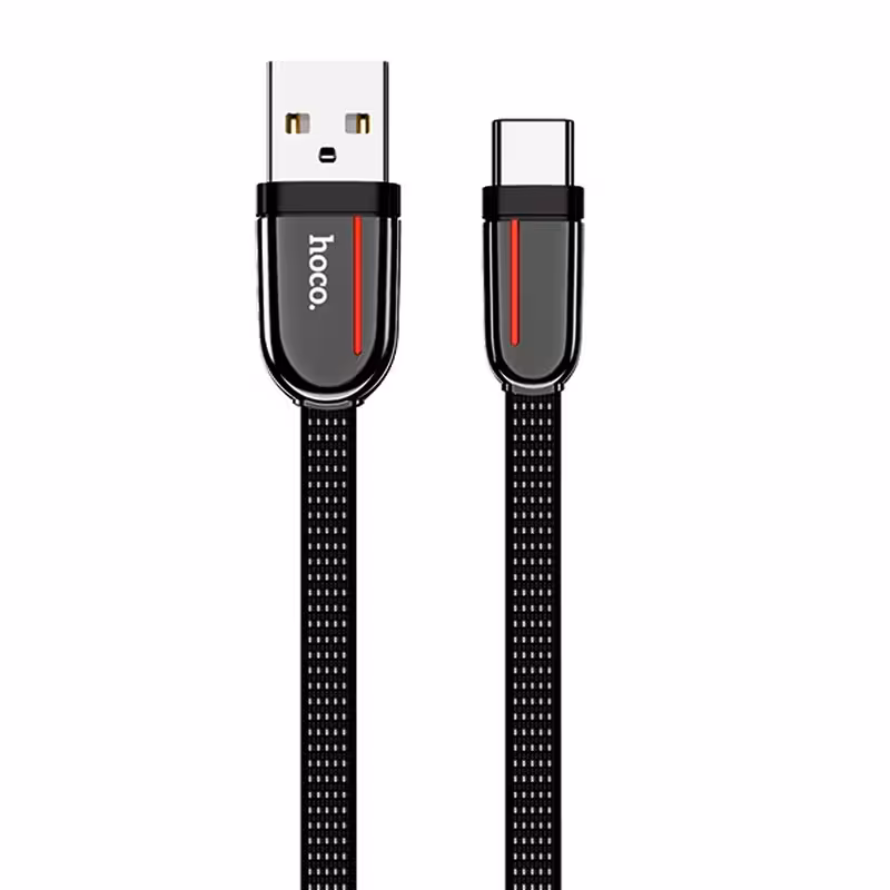 کابل تبدیل USB به USB-C هوکو مدل U74 طول 1.2 متر