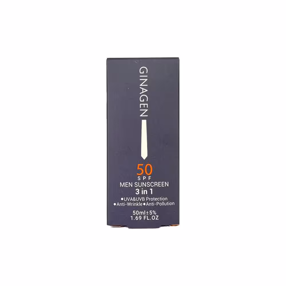 ضد آفتاب 3 در 1مناسب آقایان ژیناژن SPF50