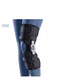 زانوبند توانبخشی با مفصل مدرج طب و صنعت 40100 tebosanat