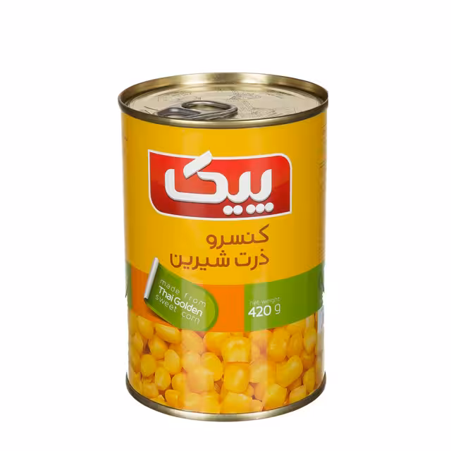 کنسرو ذرت شیرین پیک 420 گرمی,AB