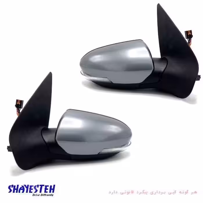 آینه برقی راهنمادار رانا پلاس با رنگ خاکستری شرکتی