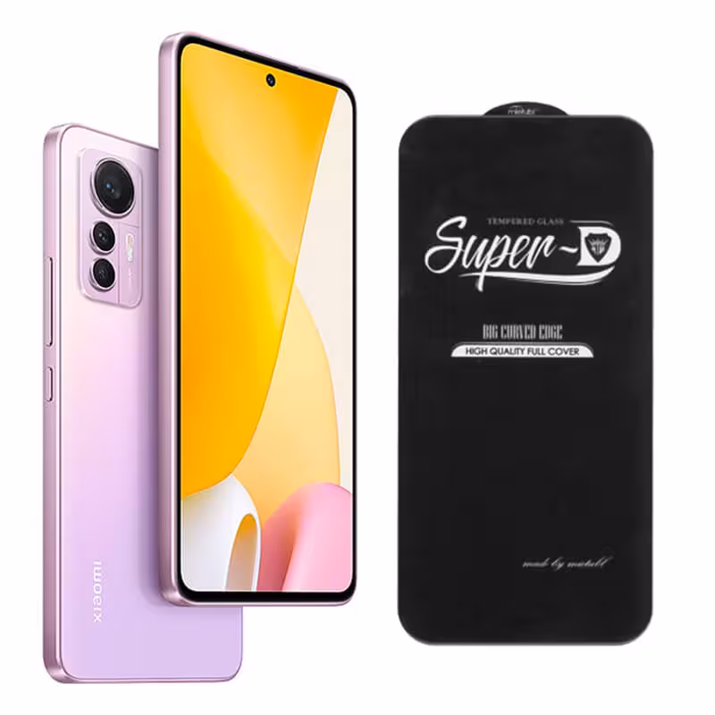 گلس تمام صفحه Xiaomi 12 Lite مدل super D