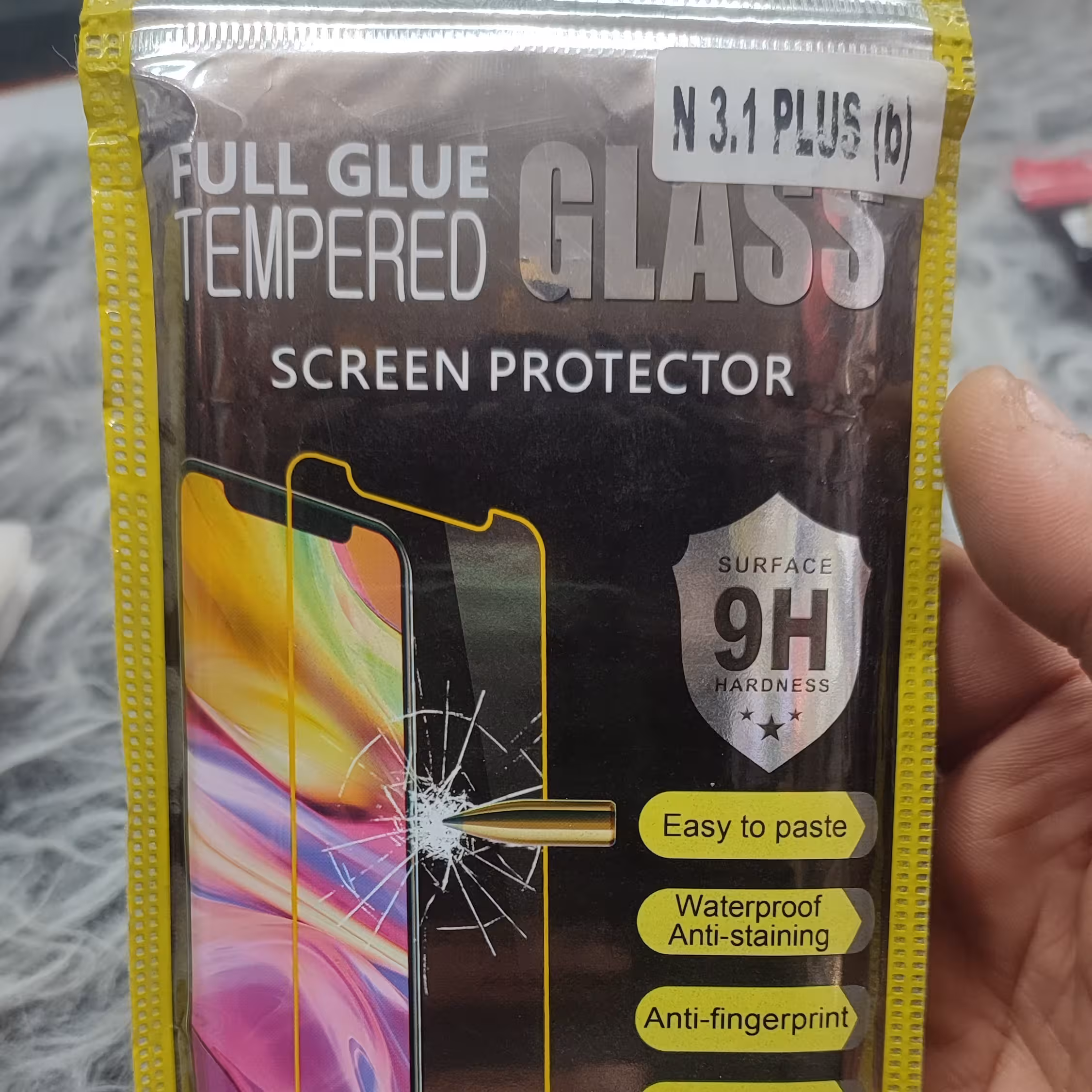 گلس فول شیشه ای NOKIA 3.1 PLUS 