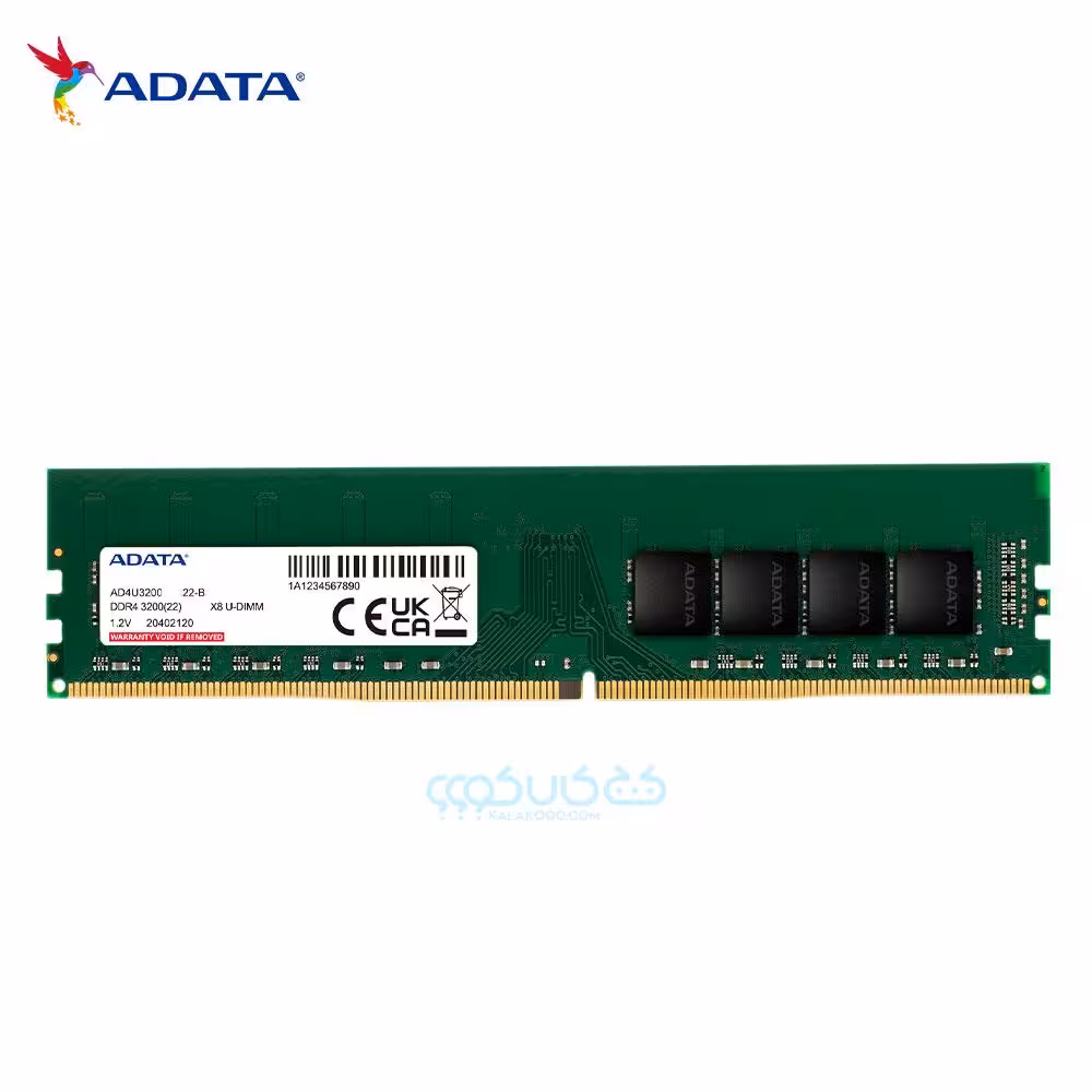 رم کامپیوتر 16 گیگابایت DDR4-3200 مگاهرتز ای دیتا مدل U-DIMM