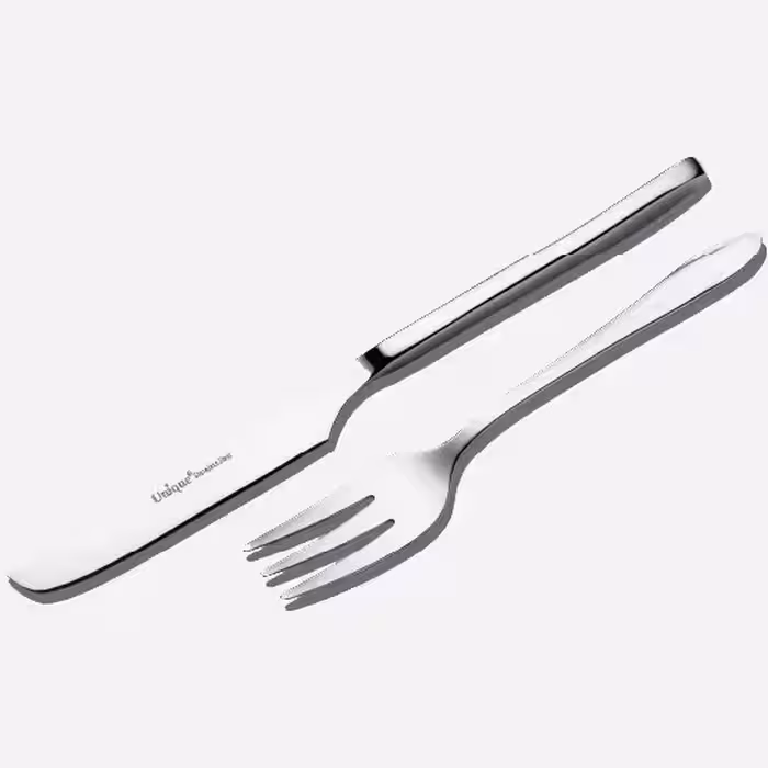 کارد و چنگال یونیک تمام استیل یونیک مدل UN-5730