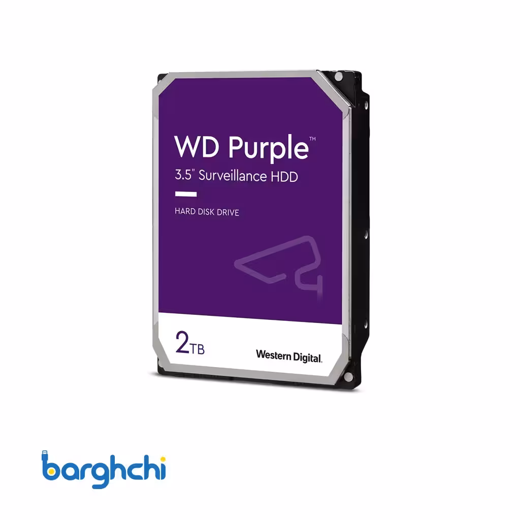 هارد دیسک وسترن دیجیتال Purple WD22PURZ ظرفیت 2 ترابایت