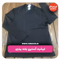 تیشرت ورزشی آستین بلند مشکی CHAMPION اورجینال