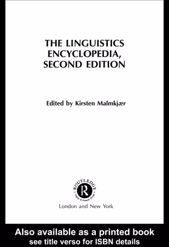 خرید و دانلود نسخه کامل کتاب The linguistics encyclopedia