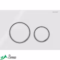 کلید توکار وال هنگ گبریت مدل SIGMA 21 سفید رینگ کروم