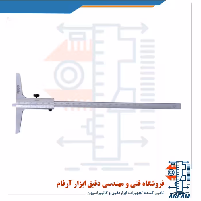 کولیس عمق سنج ورنیه آسیمتو 200 میلی متر مدل 2-08-321