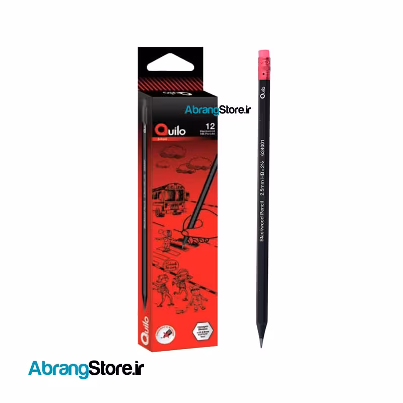مداد سیاه بلک وود کویلو 12 عددی