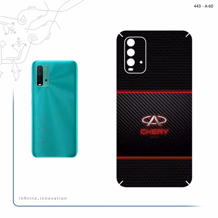 برچسب پوششی ماهوت مدل CHERY مناسب برای گوشی موبایل شیائومی Redmi 9T